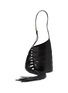 Main View - Click To Enlarge - ALAÏA - Medium Babel Fringed Leather Bucket Bag