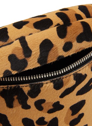 Detail View - Click To Enlarge - ALAÏA - XS Leopard Print Leather Bum Bag