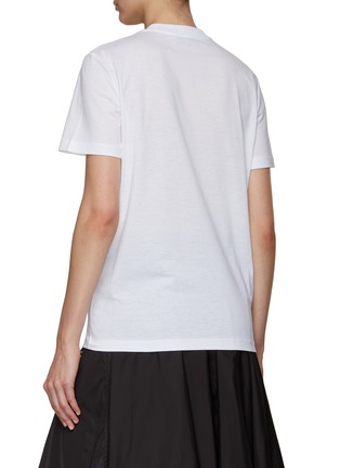Back View - Click To Enlarge - PRADA - Logo Patch T-Shirt