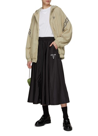 Figure View - Click To Enlarge - PRADA - Hooded Windbreaker