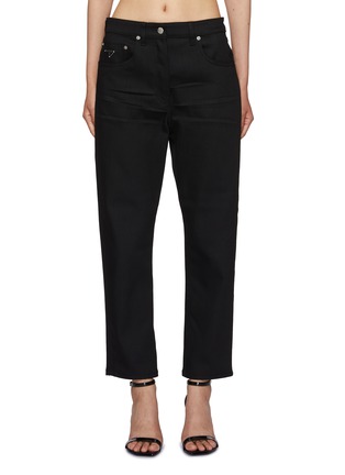 Main View - Click To Enlarge - PRADA - Low Rise Cropped Leg Jeans