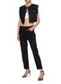 Figure View - Click To Enlarge - PRADA - Low Rise Cropped Leg Jeans