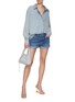 Figure View - Click To Enlarge - FRAME - Le Grand Garcon Denim Shorts
