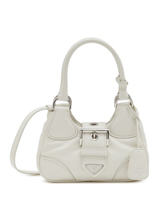 Main View - Click To Enlarge - PRADA - Moon Padded Leather Shoulder Bag