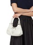 Figure View - Click To Enlarge - PRADA - Moon Padded Leather Shoulder Bag