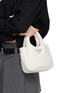 Front View - Click To Enlarge - PRADA - Padded Leather Mini Tote Bag
