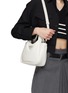 Figure View - Click To Enlarge - PRADA - Padded Leather Mini Tote Bag