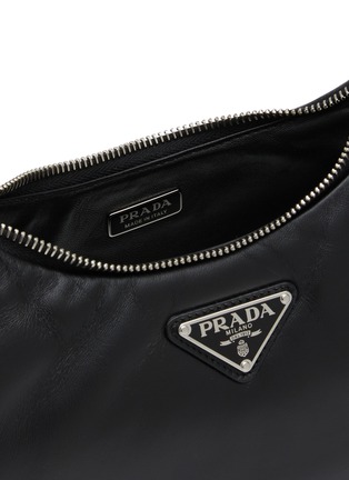 Detail View - Click To Enlarge - PRADA - Padded Leather Shoulder Bag