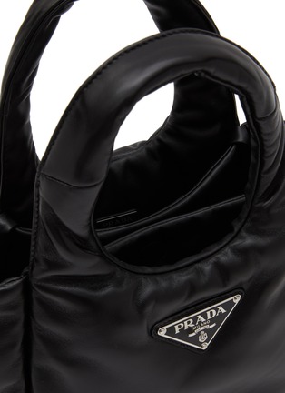 Detail View - Click To Enlarge - PRADA - Medium Padded Leather Tote Bag
