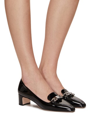 Figure View - Click To Enlarge - PRADA - 45 Patent Leather Pumps