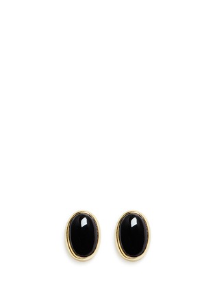 Main View - Click To Enlarge - NIIN - 'Umbra' onyx stud earrings