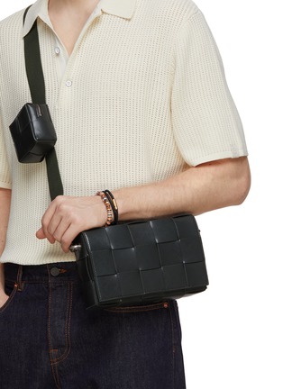 Cassette Leather Camera Bag With Mini Pouch