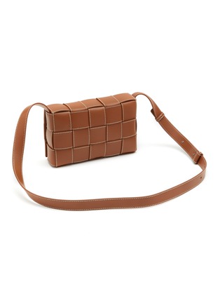 Cassette Leather Crossbody Bag in Brown - Bottega Veneta