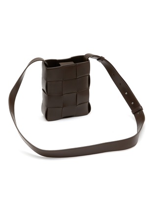 Detail View - Click To Enlarge - BOTTEGA VENETA - Mini Cassette Leather Crossbody Bag