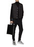 Figure View - Click To Enlarge - PRADA - Pleated Slim Fit Pants
