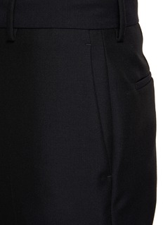 PRADA | Pleated Slim Fit Pants | Men | Lane Crawford