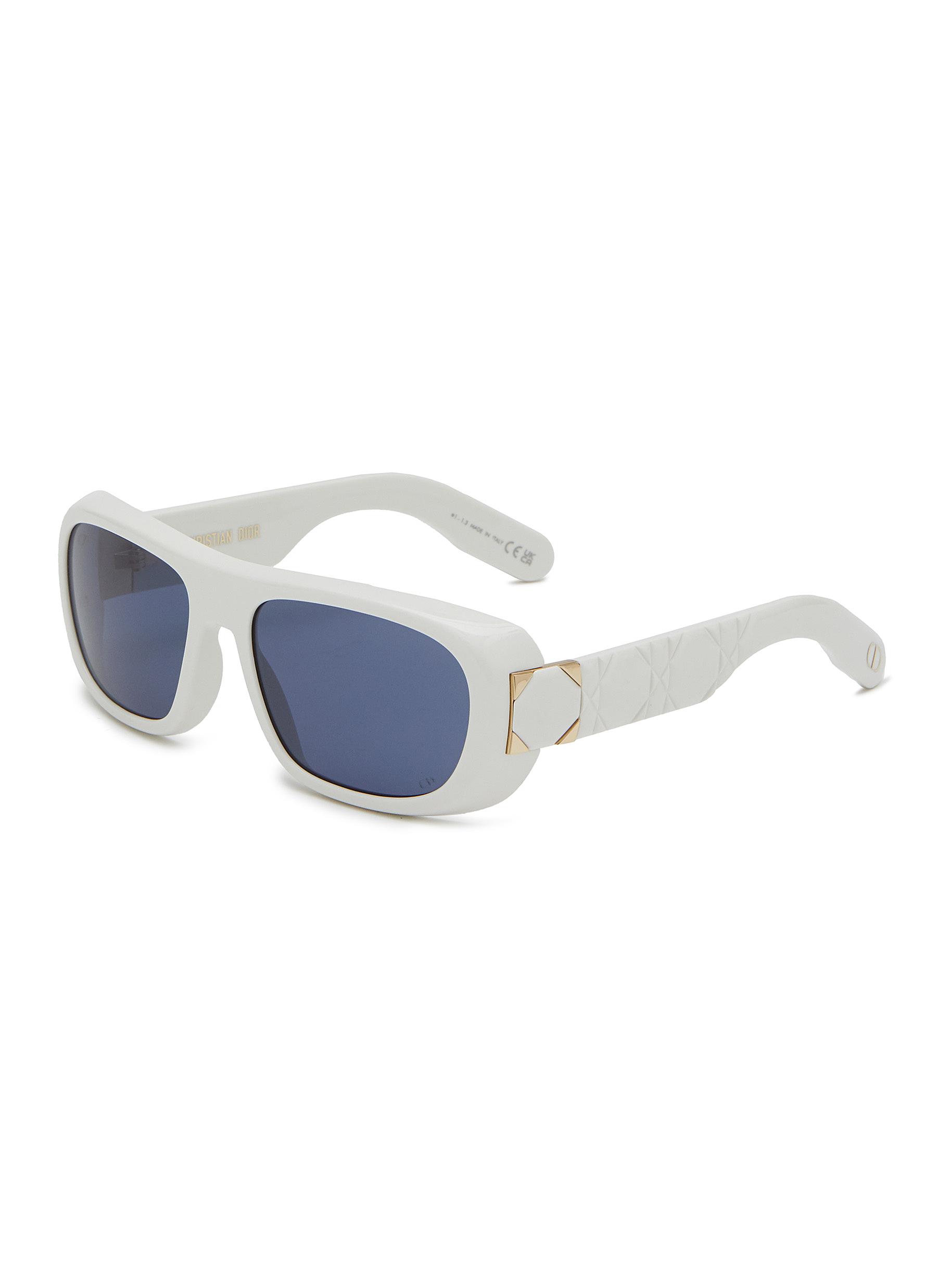 DIOR | Lady 95.22 S1I Acetate Rectangle Sunglasses | WHITE | Women