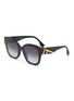 Main View - Click To Enlarge - FENDI - Fendi First Acetate Sunglasses