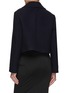 Back View - Click To Enlarge - PRADA - Cropped Wool Peacoat
