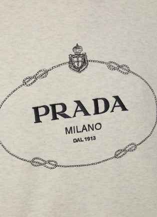  - PRADA - Logo Cropped Sweatshirt