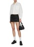 Figure View - Click To Enlarge - PRADA - Mini Pouch Re-Nylon Mini Skirt
