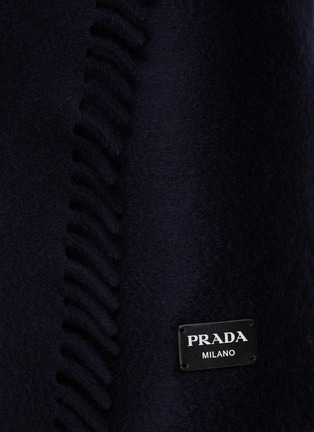  - PRADA - Fringe Scarf Mini Skirt