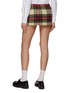 Back View - Click To Enlarge - PRADA - Safety Pin Tartan Wrap Mini Skirt