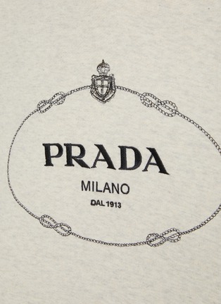  - PRADA - Logo Embroidery Hoodie