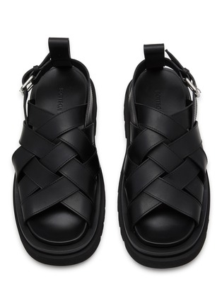 Detail View - Click To Enlarge - BOTTEGA VENETA - Leather Sandals