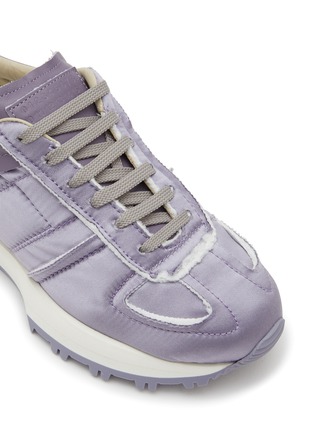 Detail View - Click To Enlarge - MAISON MARGIELA - 50/50 Leather Low Top Sneakers
