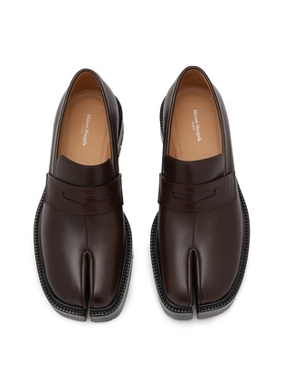 Detail View - Click To Enlarge - MAISON MARGIELA - Tabi County Leather Chunky Loafers