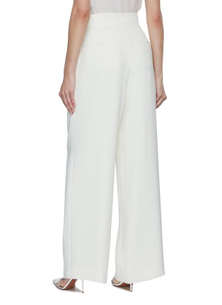 Back View - Click To Enlarge - ST. JOHN - High Waisted Satin Crepe Pants