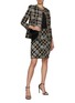 Figure View - Click To Enlarge - ST. JOHN - Plaid Jacket