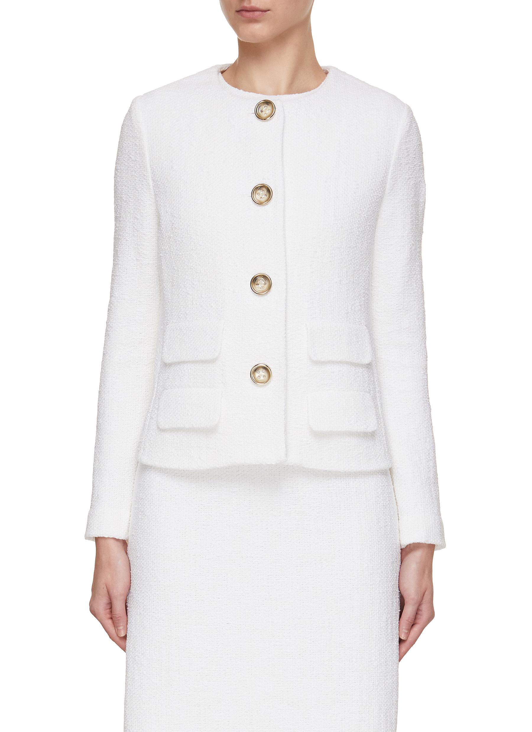 St john boucle jacket top