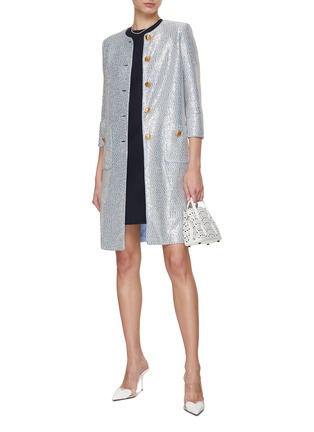 Figure View - Click To Enlarge - ST. JOHN - Sequined Coat