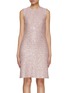 Main View - Click To Enlarge - ST. JOHN - Plaid Sequin Knit Dress