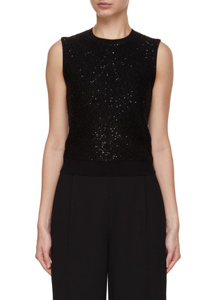 Main View - Click To Enlarge - ST. JOHN - Sequin Knit Top