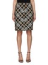 Main View - Click To Enlarge - ST. JOHN - Plaid A-Line Skirt
