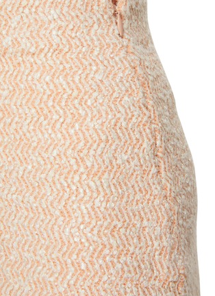  - ST. JOHN - Racking Stitch Tweed Midi Skirt