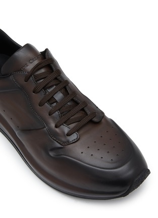 Men brown leather sneakers RACE LUX 003 – Officine Creative EU