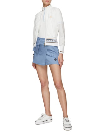 Figure View - Click To Enlarge - SOUTHCAPE - Flap Pocket Wrap Shorts