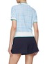 Back View - Click To Enlarge - SOUTHCAPE - Check Jacquard T-Shirt
