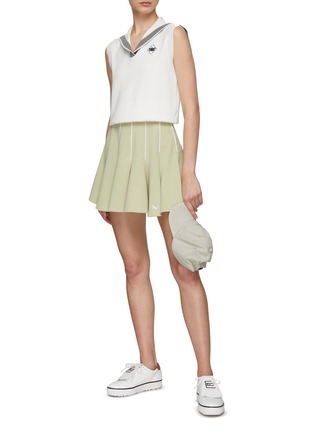 Figure View - Click To Enlarge - SOUTHCAPE - Godet Mini Skirt