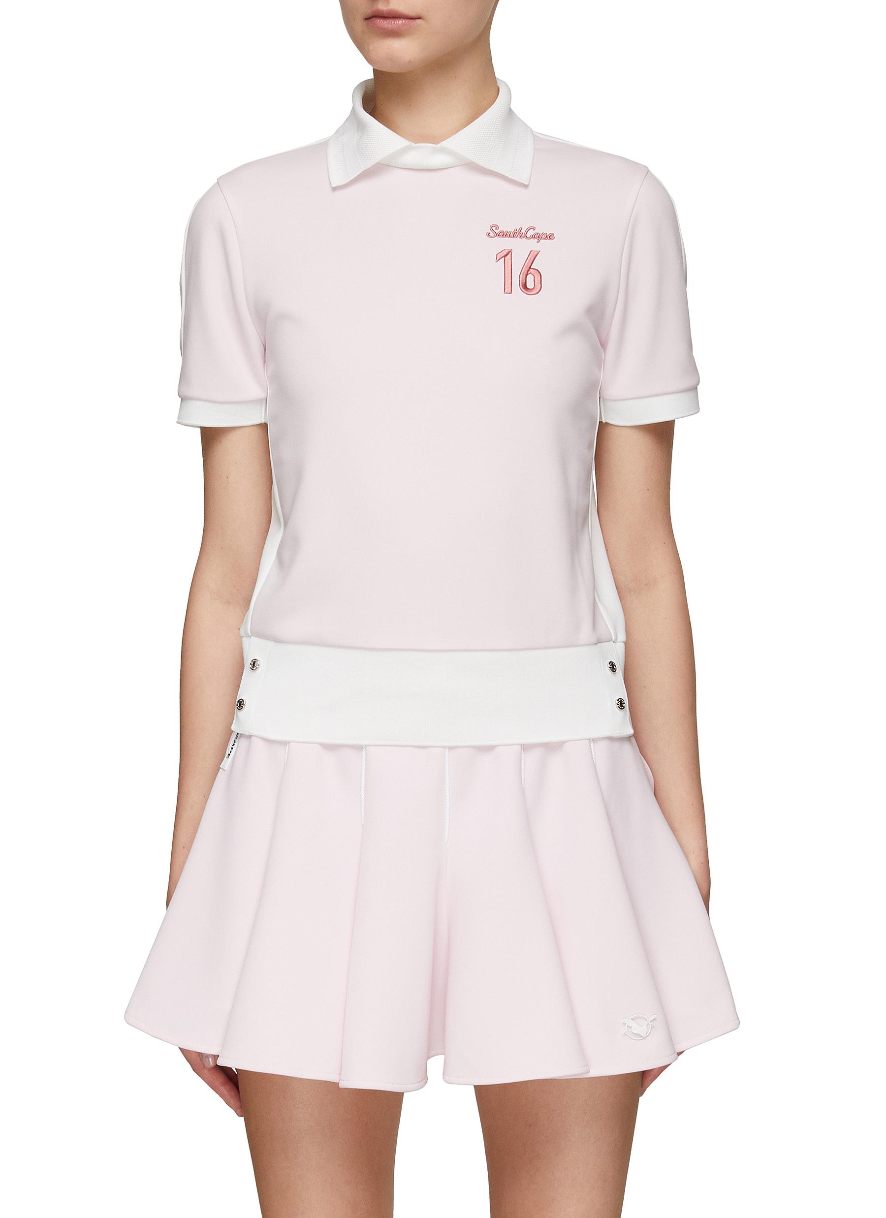 Southcape Bicoloured Polo Shirt In Pink