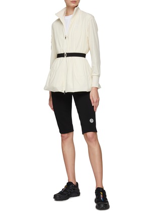 Figure View - Click To Enlarge - SOUTHCAPE - Biker Shorts With Drawstring Pouch