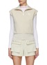 Main View - Click To Enlarge - SOUTHCAPE - High Neck Zip Up Vest