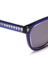Detail View - Click To Enlarge - ALEXANDER MCQUEEN - Floating skull stud acetate D-frame sunglasses