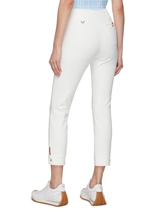 Back View - Click To Enlarge - SOUTHCAPE - Cropped Slim Chinos