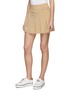 Detail View - Click To Enlarge - SOUTHCAPE - Pleated Skirt With Zip Pouch