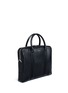 Front View - Click To Enlarge - GIVENCHY - 'LC' embossed star and trident leather briefcase